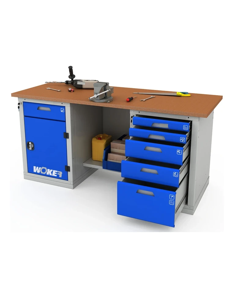 Верстак двухтумбовый WOKER PRO 2205.1800 купить в Туле