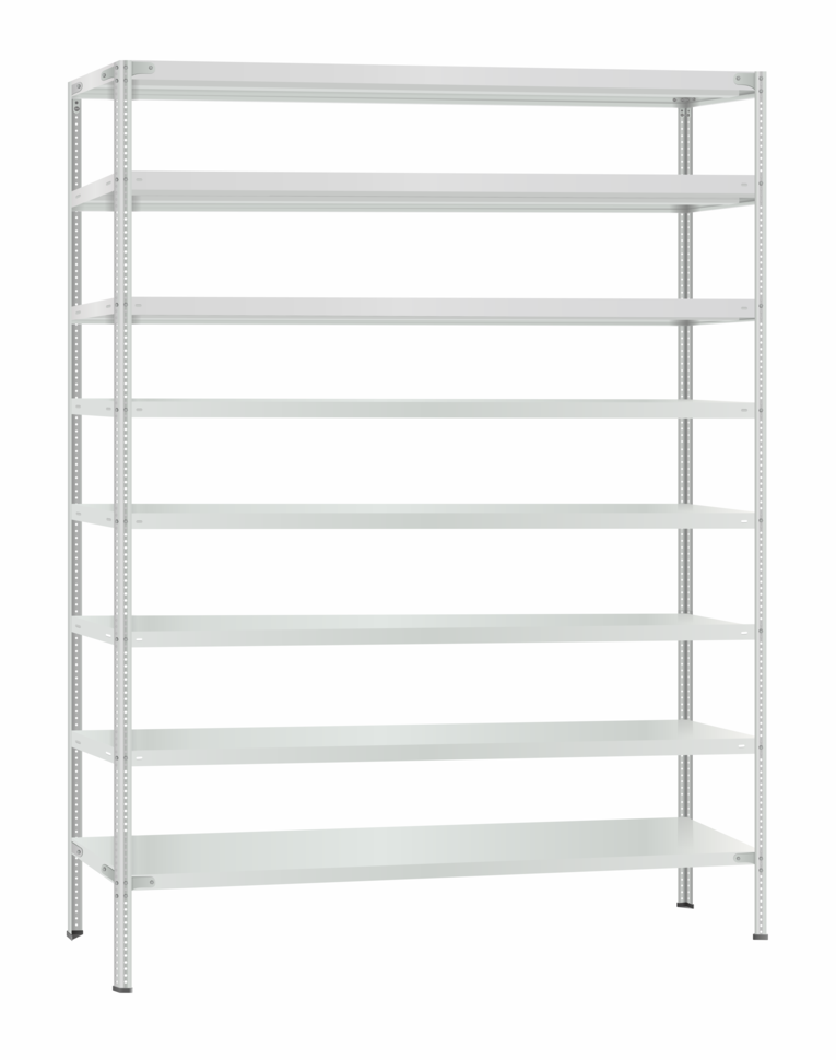 Стеллаж металлический Титан МС-500 3000х1500х600 8 полок купить в Туле