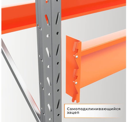 Стеллаж паллетный СПЛ 2000х1800х1100 1 ярус (1300/9700) купить в Туле