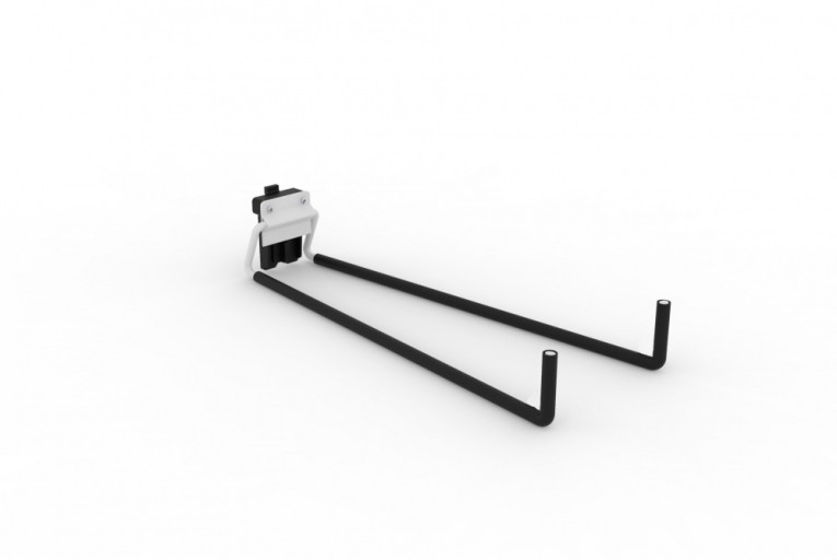 Держатель универсальный крюк двойной длинный купить в Туле