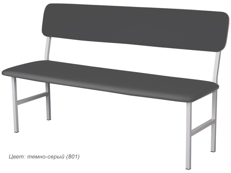 Банкетка медицинская со спинкой МД БС купить в Туле