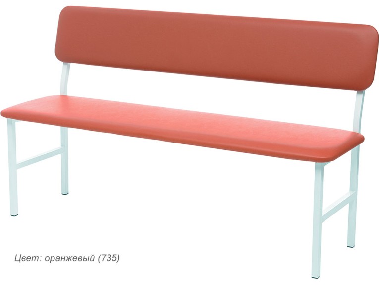 Банкетка медицинская со спинкой МД БС купить в Туле