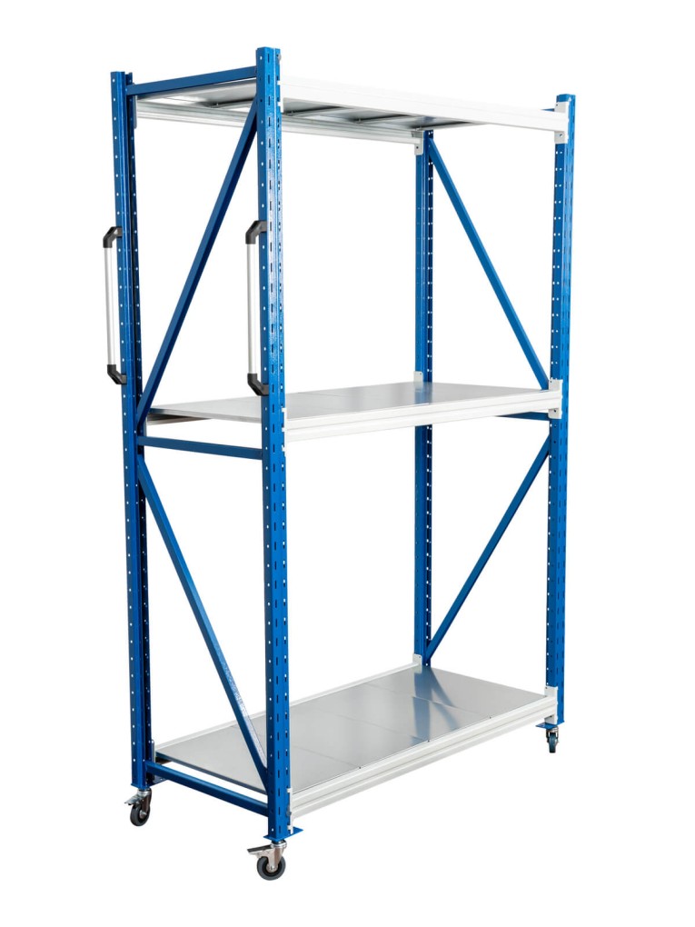 Стеллаж мобильный БиКом СТ-4 200x90x80 3 полки купить в Туле