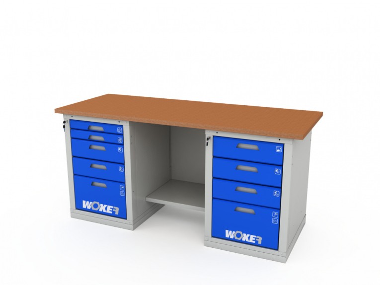 Верстак двухтумбовый WOKER PRO 2504.1800 купить в Туле