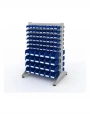 Стеллаж для пластиковых лотков SORTEX двухсторонний 1500x1000x800.04 Стеллаж для пластиковых лотков SORTEX двухсторонний 1500x1000x800.04