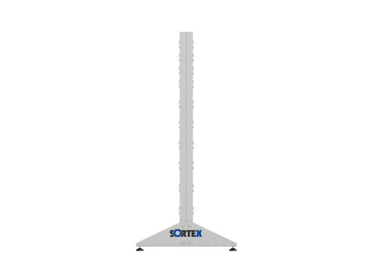 Стеллаж для пластиковых лотков SORTEX двухсторонний 1500x1000x800.05 купить в Туле