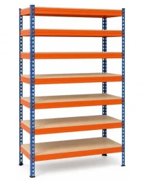 Стеллаж Профи-Т 2500x1000x500 7 полок (фанера усил., 450 кг на ярус) Стеллаж Профи-Т 2500x1000x500 7 полок (фанера усил., 450 кг на ярус)
