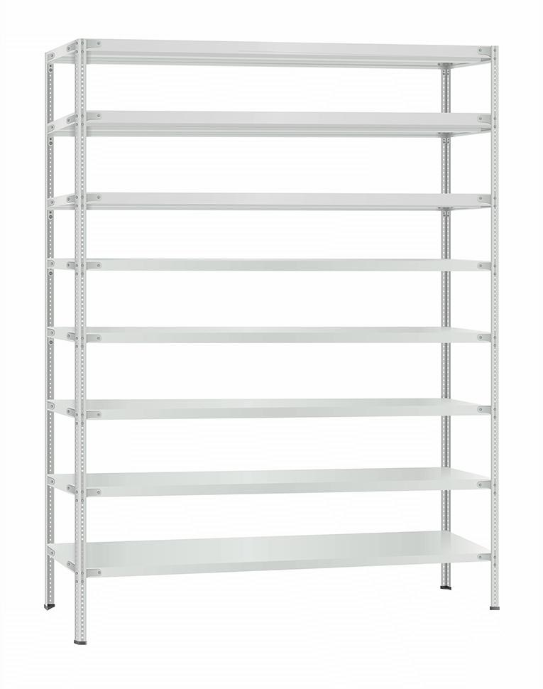 Стеллаж металлический Титан МС-900 1500x1000x300 8 полок купить в Туле