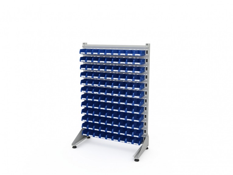 Стеллаж для пластиковых лотков SORTEX односторонний 1500x1000x450.01 купить в Туле