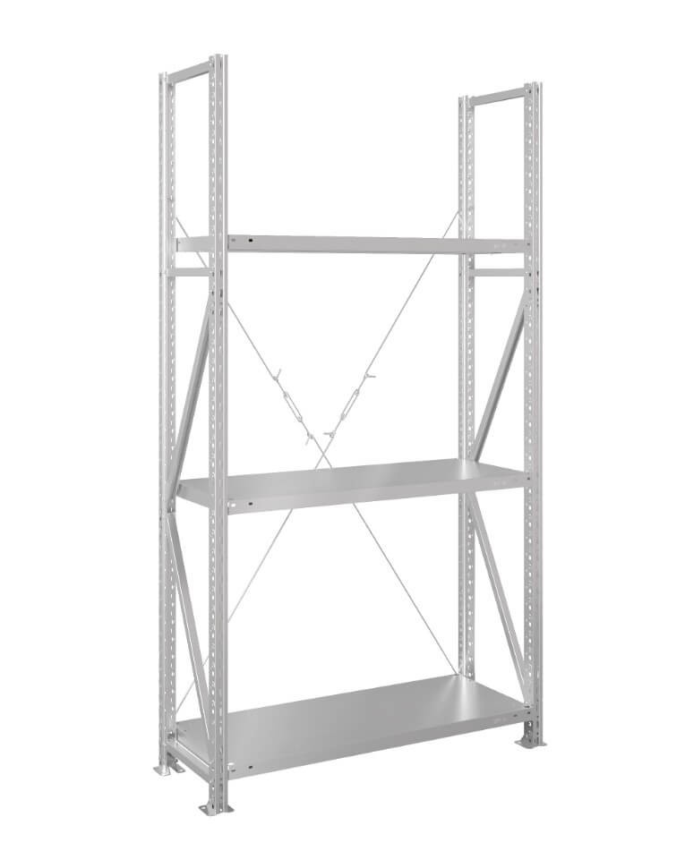 Стеллаж MS U 2500x1200x500 3 полки (280 кг, металл) купить в Туле Стеллаж MS U 2500x1200x500 3 полки (280 кг, металл) купить в Туле