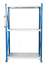 Стеллаж мобильный БиКом СТ-4 250x90x90 3 полки