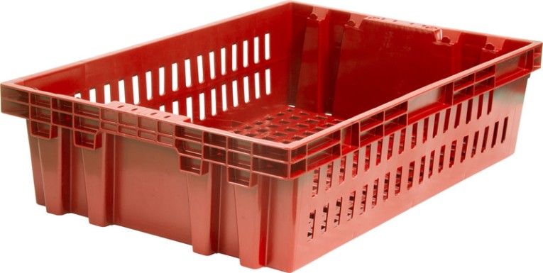 Ящик хлебный 600х400х152,5 красный вес 1,3 кг купить в Туле Ящик хлебный 600х400х152,5 красный вес 1,3 кг купить в Туле