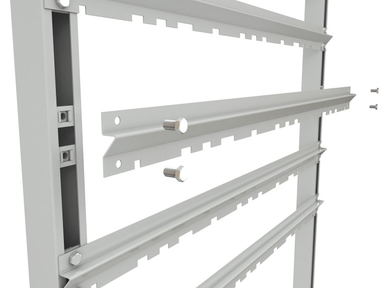 Стеллаж для пластиковых лотков SORTEX односторонний 1500x1000x450.03 купить в Туле