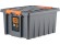 Контейнер особопрочный Rox Box PRO 36 (500х390х250 мм с крышкой и клипсами, антрацит) купить в Туле