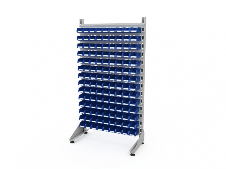 Стеллаж для пластиковых лотков SORTEX односторонний 1800x1000x450.01 купить в Туле