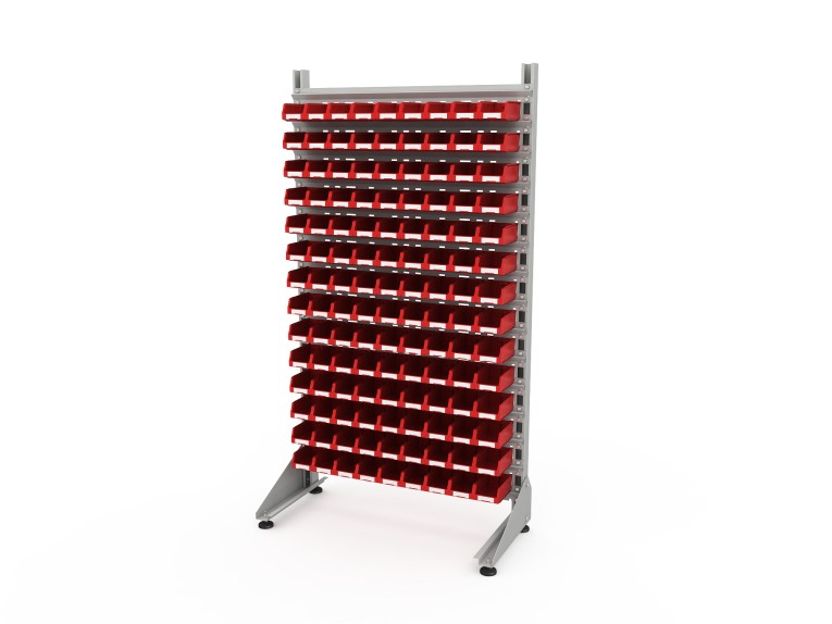 Стеллаж для пластиковых лотков SORTEX односторонний 1800x1000x450.01 купить в Туле