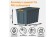 Контейнер особопрочный Rox Box PRO 70 (589х396х355 мм с крышкой и клипсами, на роликах, антрацит) купить в Туле