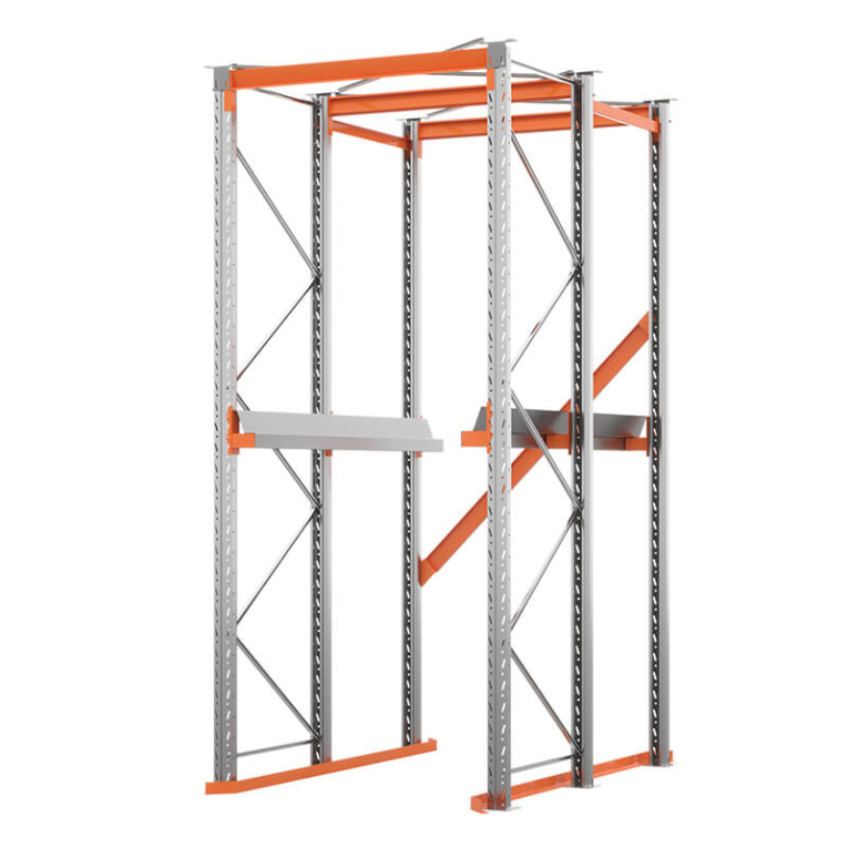 Стеллаж набивной паллетный (3000х1580х1800 мм), 1 линия, 2 яруса купить в Туле