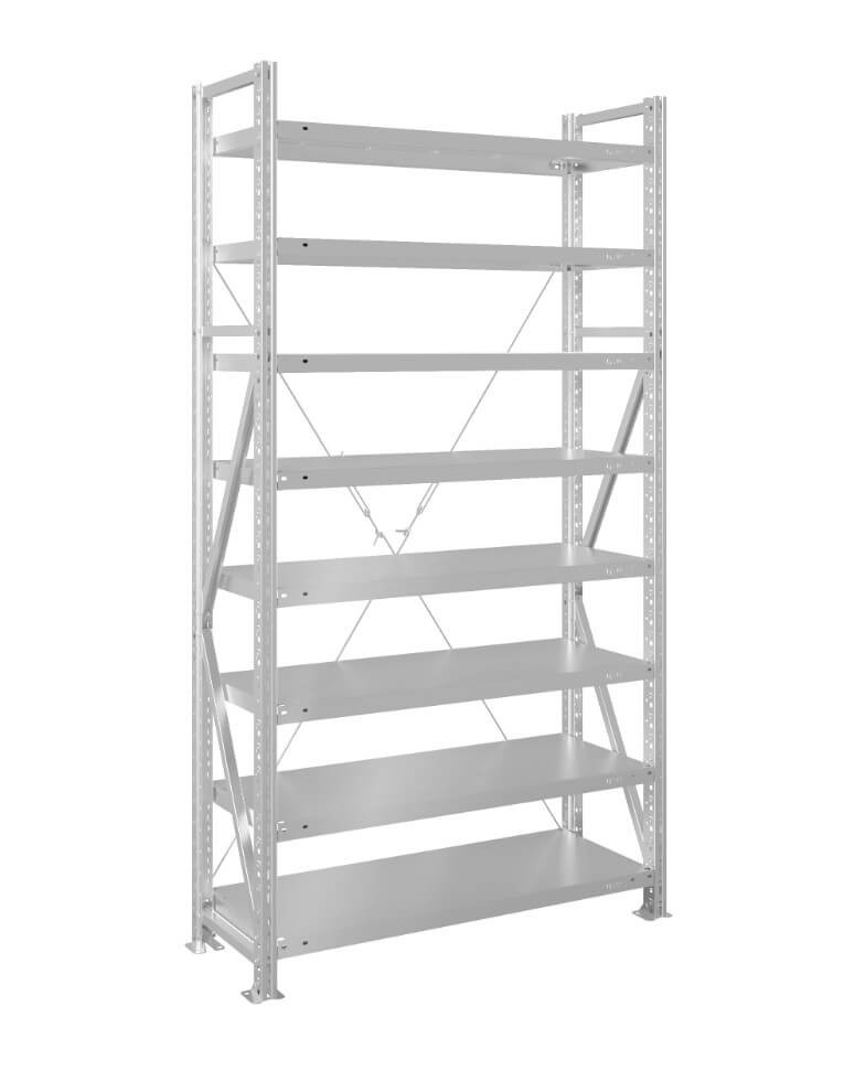Стеллаж MS U 3000x1500x800 8 полок (300 кг, металл) купить в Туле