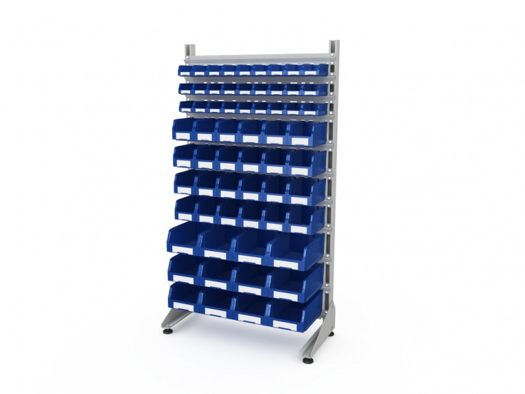 Стеллаж для пластиковых лотков SORTEX односторонний 1800x1000x450.05 купить в Туле