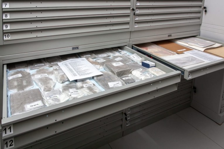 Картотека ПРАКТИК формат А1 для чертежей 15 ящиков