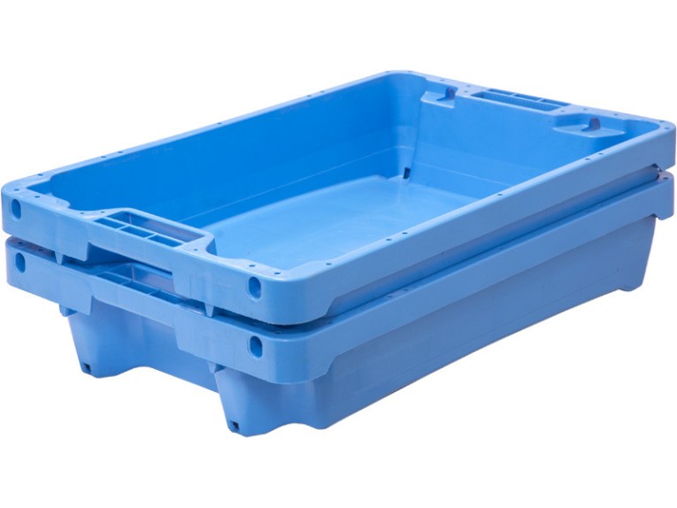 Ящик рыбный 600х400х125 конусный 7-10 кг/15 л с дренажными отверстиями синий 83630300 купить в Туле Ящик рыбный 600х400х125 конусный 7-10 кг/15 л с дренажными отверстиями синий 83630300 купить в Туле