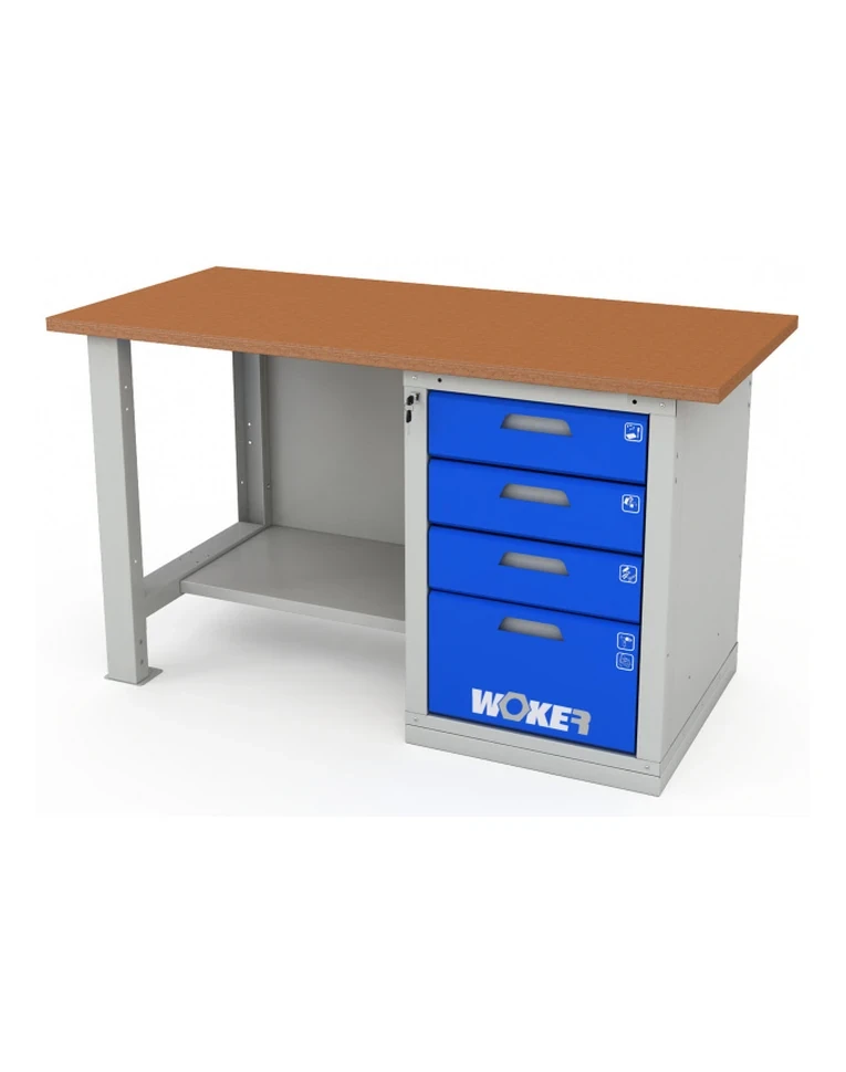 Верстак однотумбовый WOKER PRO 1004.1500 купить в Туле