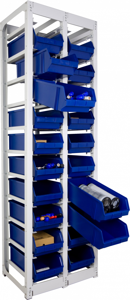 Стеллаж контейнерный двойной СТК-20.045.05.10 купить в Туле