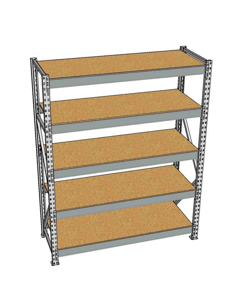 Стеллаж грузовой СГР 2000x1800x1000 5 полок (ДСП) купить в Туле Стеллаж грузовой СГР 2000x1800x1000 5 полок (ДСП) купить в Туле