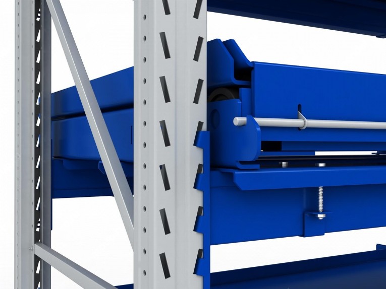 Стеллаж с выкатными платформами S-HEAVY 1000/900 (3 яруса хранения) купить в Туле