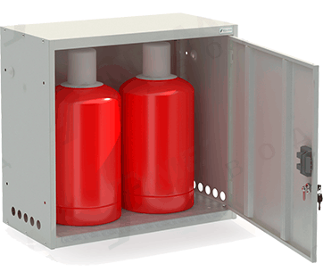 Шкаф для газовых баллонов ШГР 27-2 (27л) купить в Туле