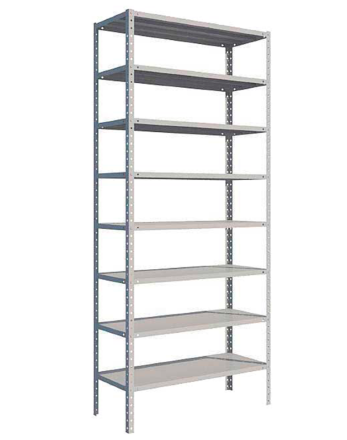 Стеллаж MS Strong 2550х700х400 8 полок купить в Туле