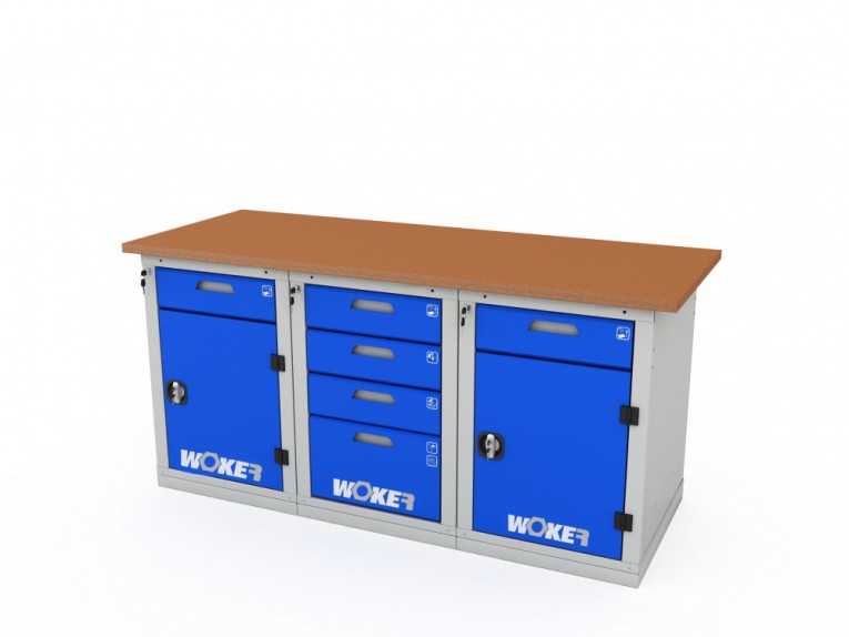 Верстак трехтумбовый WOKER PRO 3242.1800 купить в Туле