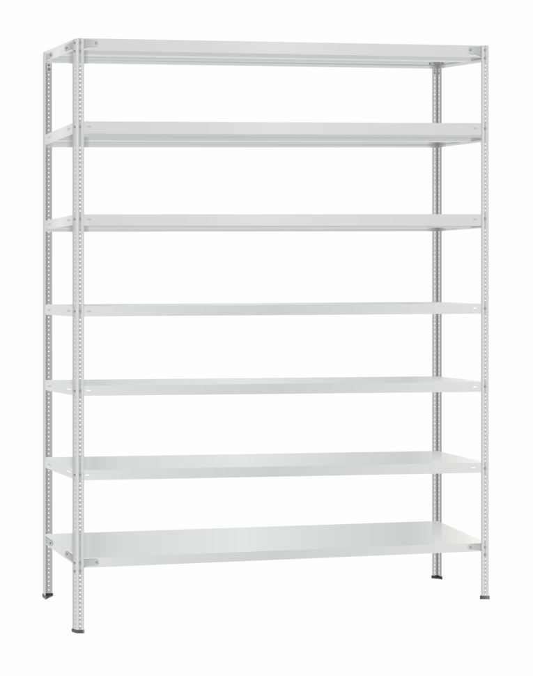 Стеллаж металлический Титан МС-500 2400х1500х400 7 полок купить в Туле