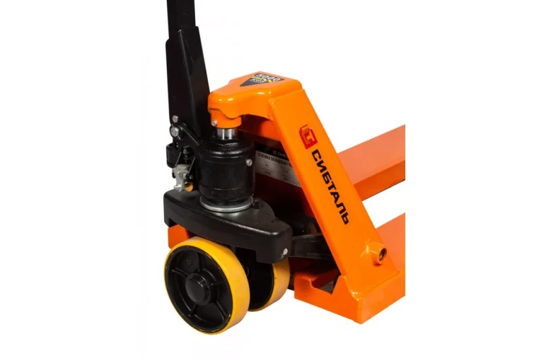 Гидравлическая тележка (рокла) ACR, 5 т, Вилы: 1150 Х 550, СибТаль, полиуретановые колеса купить в Туле