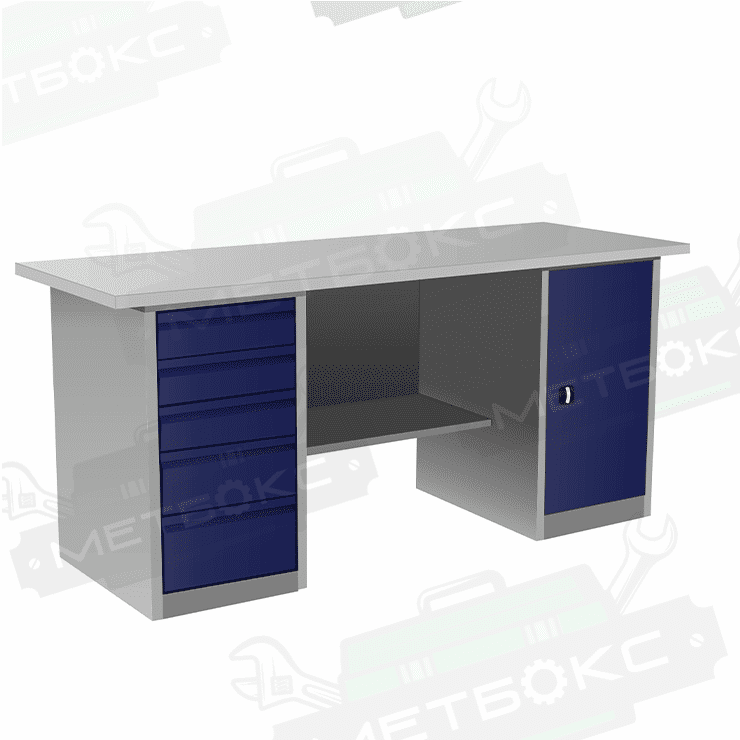 Верстак с тумбой и драйвером ВП-4/1,6 купить в Туле