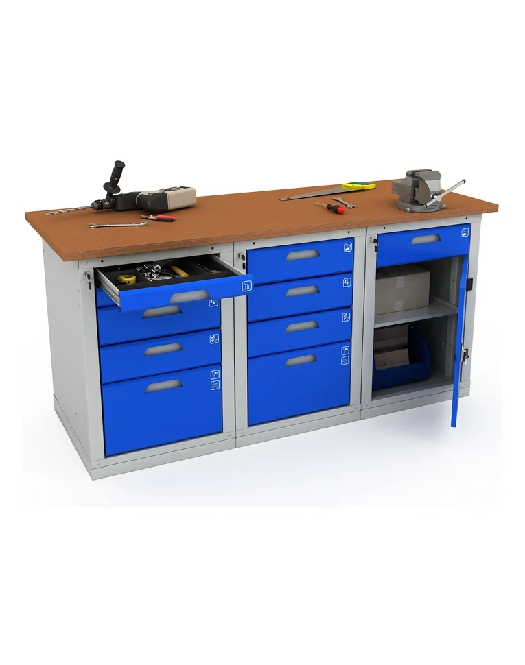 Верстак трехтумбовый WOKER PRO 3542.1800 купить в Туле
