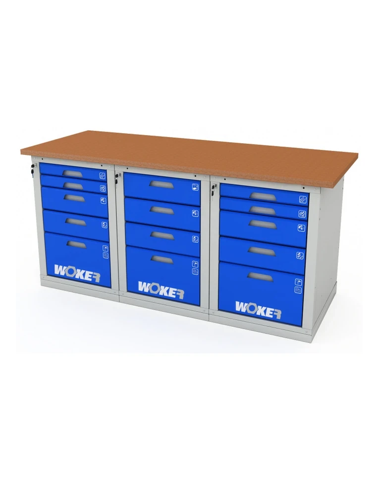 Верстак трехтумбовый WOKER PRO 3545.1800 купить в Туле